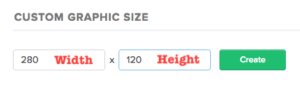 custom button size